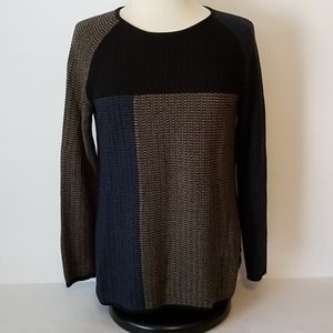NIC+ZOE Textured Sweater Side Zip Sz. Small